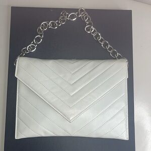 SOLD Yves Saint Laurent YSL Chevron Clutch Bag